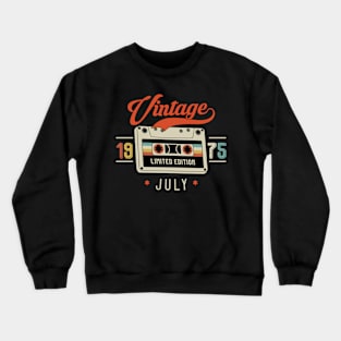 July 1975 - Limited Edition - Vintage Style Crewneck Sweatshirt